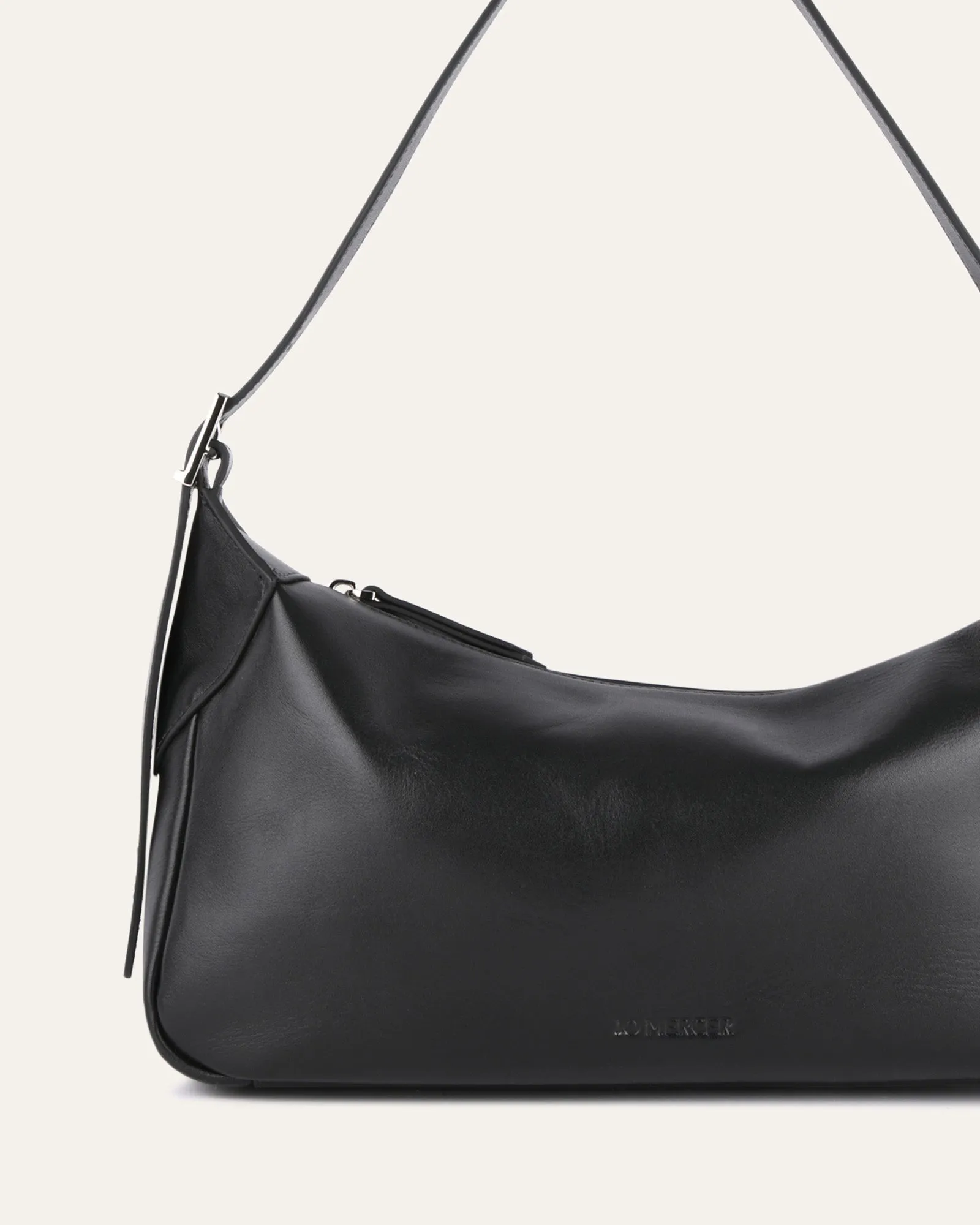 FLORENCE SHOULDER BAG BLACK LEATHER