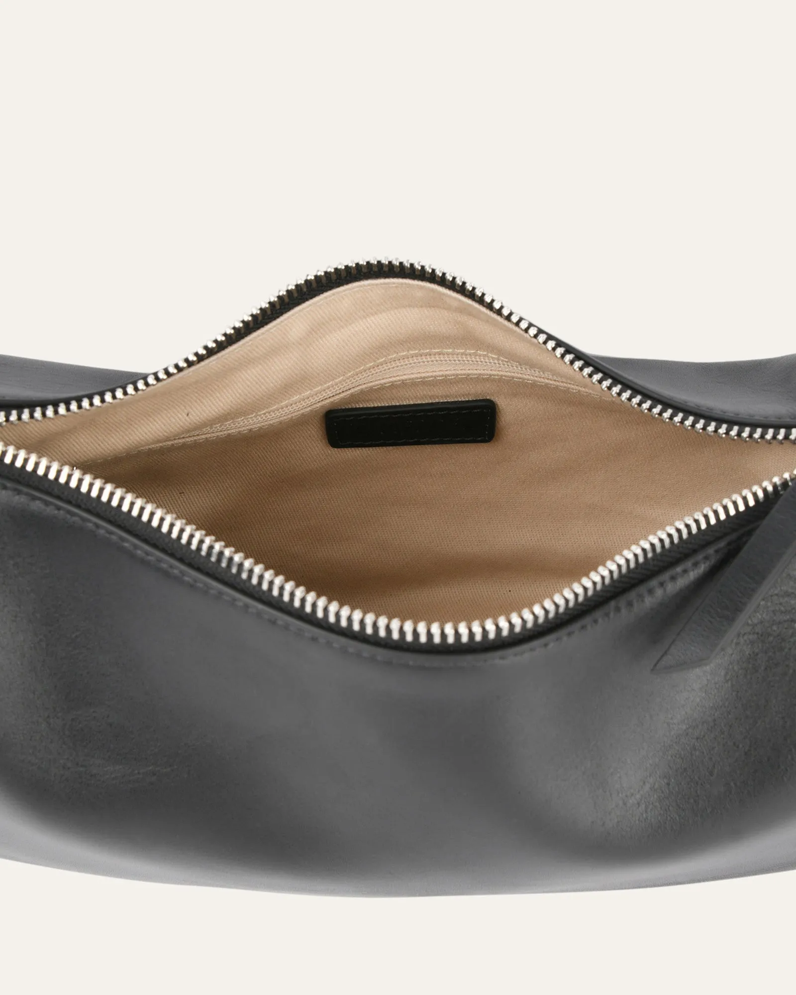 FLORENCE SHOULDER BAG BLACK LEATHER