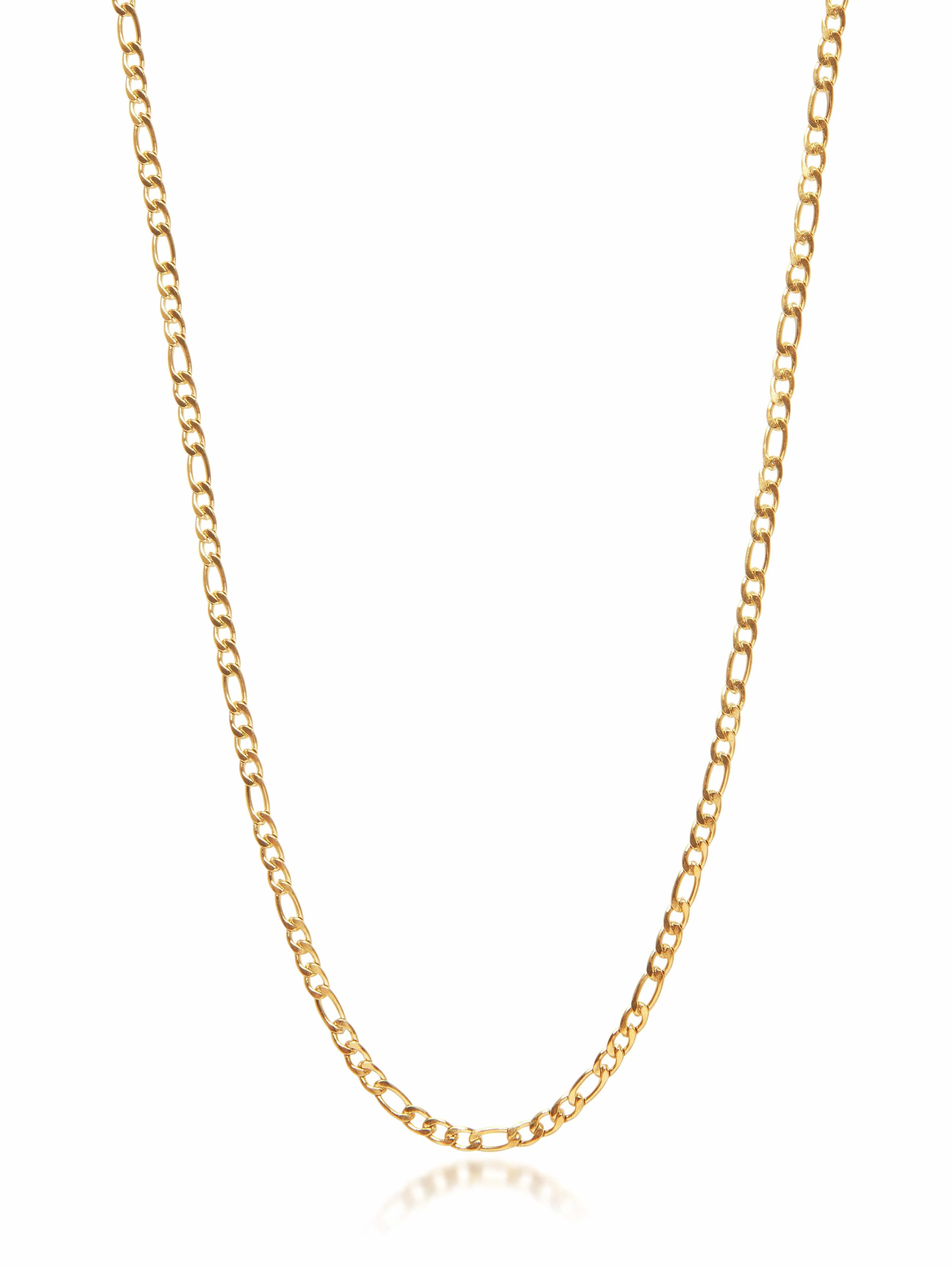 Gold Figaro Chain Choker