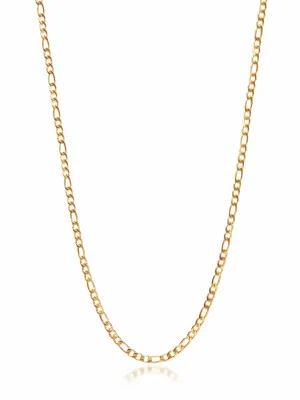 Gold Figaro Chain Choker