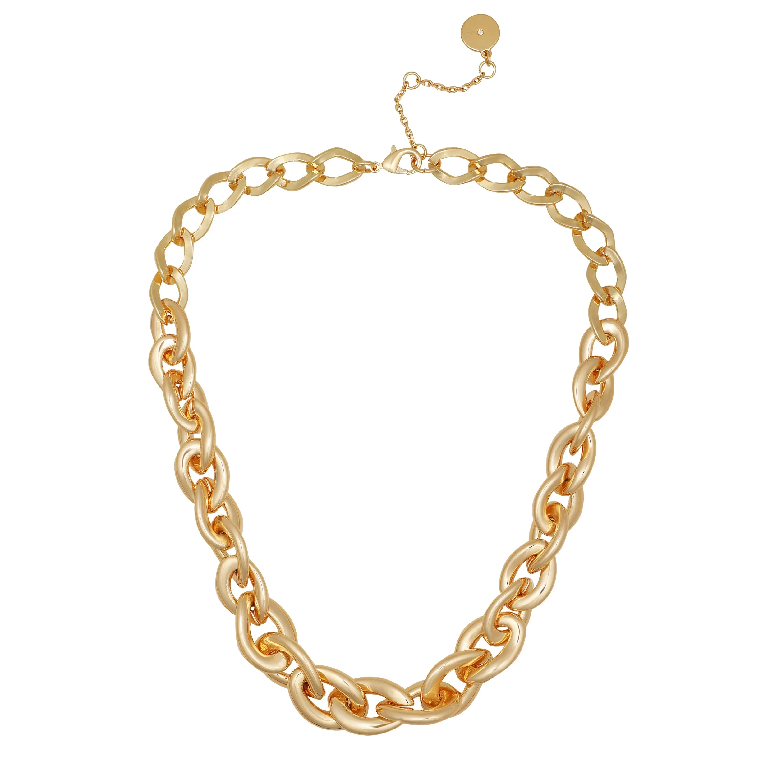 Goldtone Chunky Link Chain Necklace