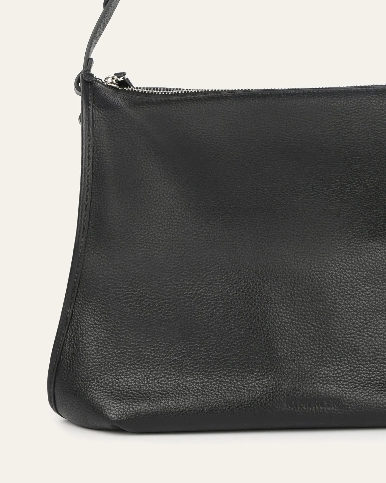 GRAYSON TOTE BAG BLACK LEATHER