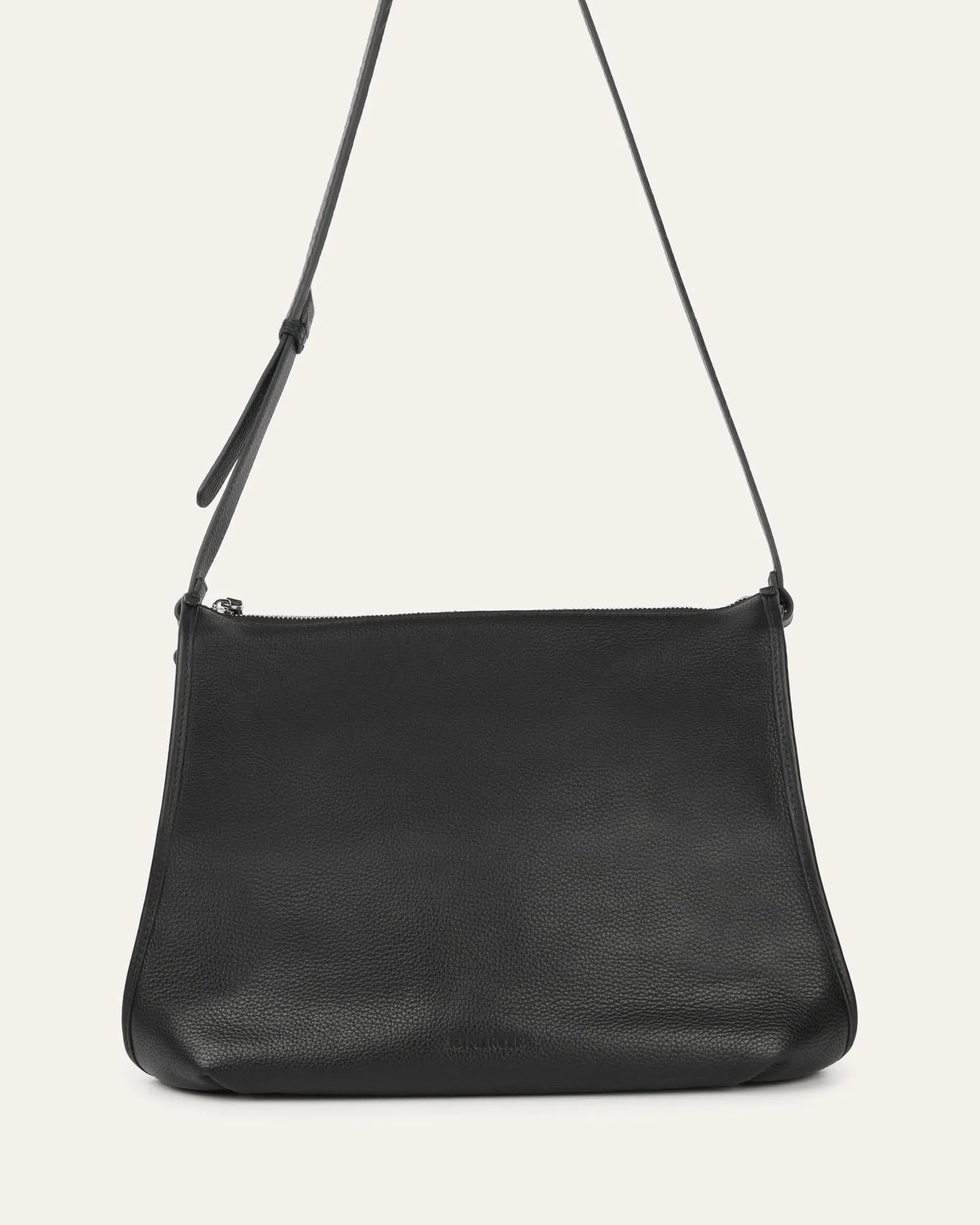 GRAYSON TOTE BAG BLACK LEATHER