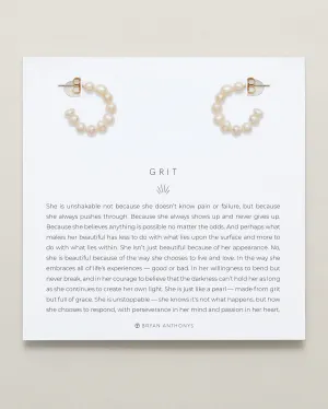 Grit Mini Hoop Earrings