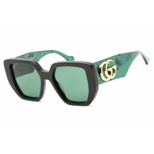 Gucci Women's Sunglasses - Black Acetate Full Rim Geometric Shape Frame | GG0956S 001