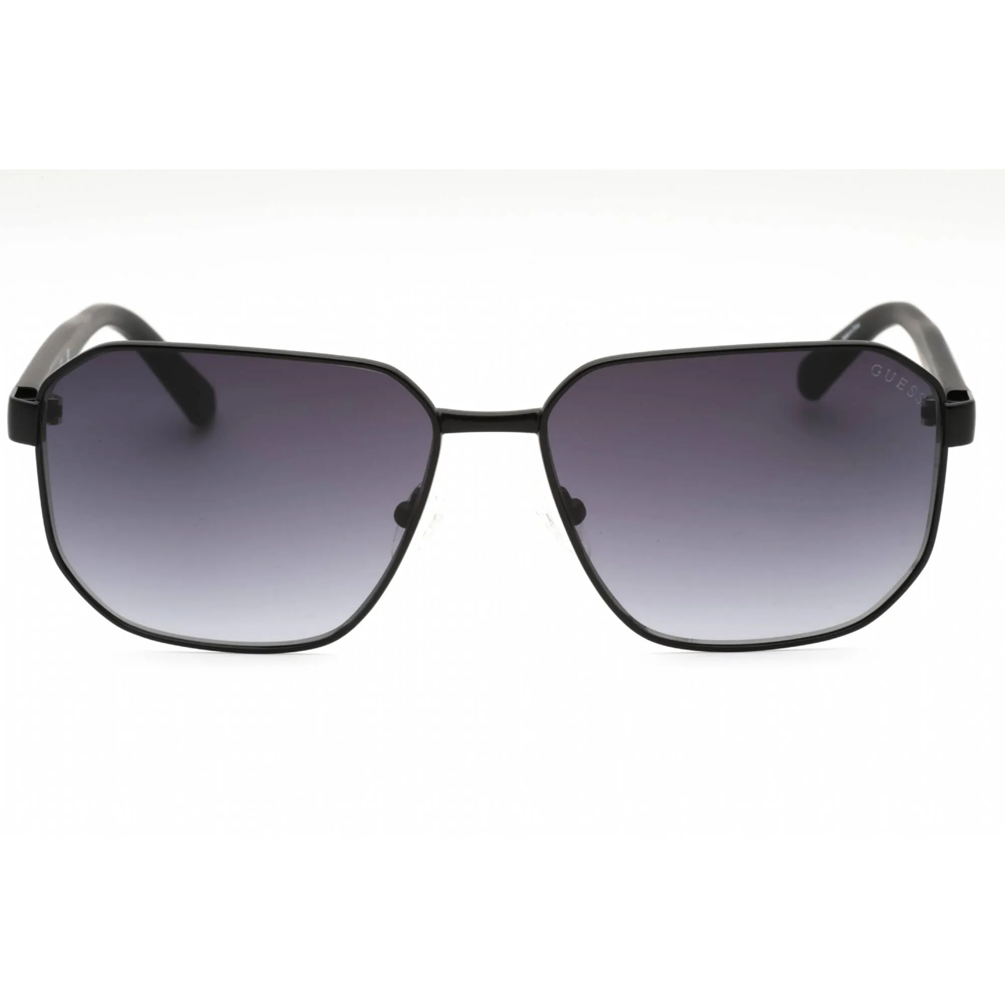 Guess Factory Men's Sunglasses - Matte Black Full Rim Geometric Frame | GF5086 02B
