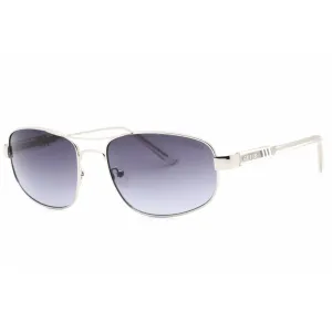 Guess Factory Men's Sunglasses - Shiny Light Nickeltin Rectangular Frame | GF5103 10W