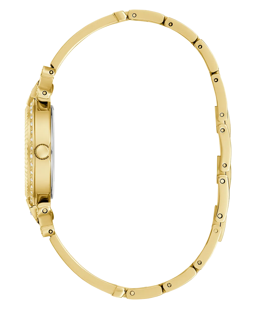 GUESS Ladies Gold Tone Analog Watch