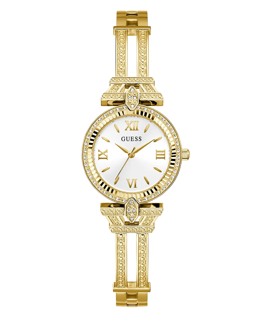 GUESS Ladies Gold Tone Analog Watch