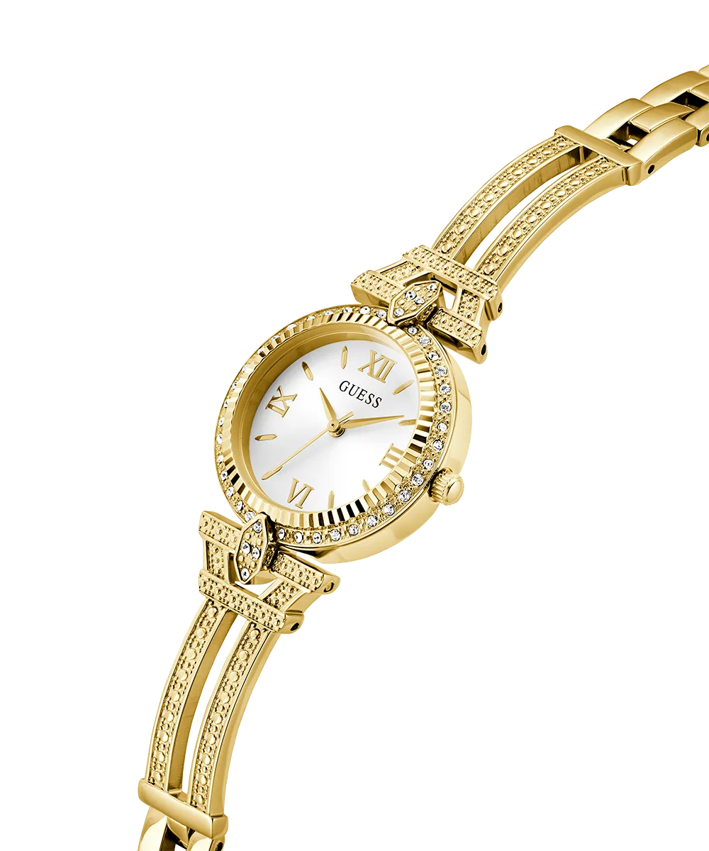 GUESS Ladies Gold Tone Analog Watch