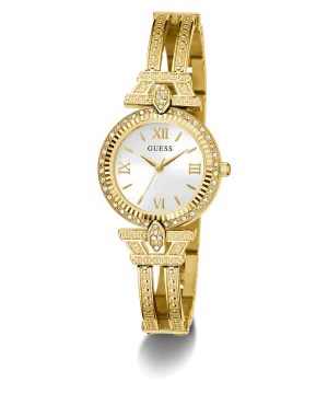 GUESS Ladies Gold Tone Analog Watch