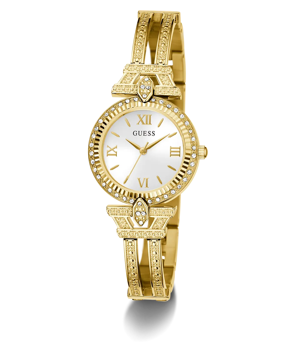 GUESS Ladies Gold Tone Analog Watch