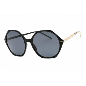 Hugo Boss Women's Sunglasses - Black Crystal Geometric Frame | BOSS 1585/S 07C5 IR