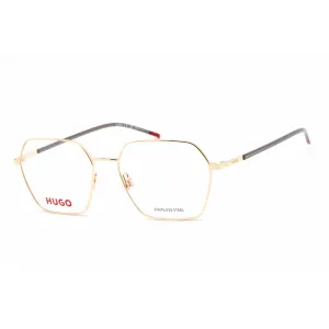 Hugo Women's Eyeglasses - Gold Metal Geometric Shape Full Rim Frame | HG 1279 0J5G 00