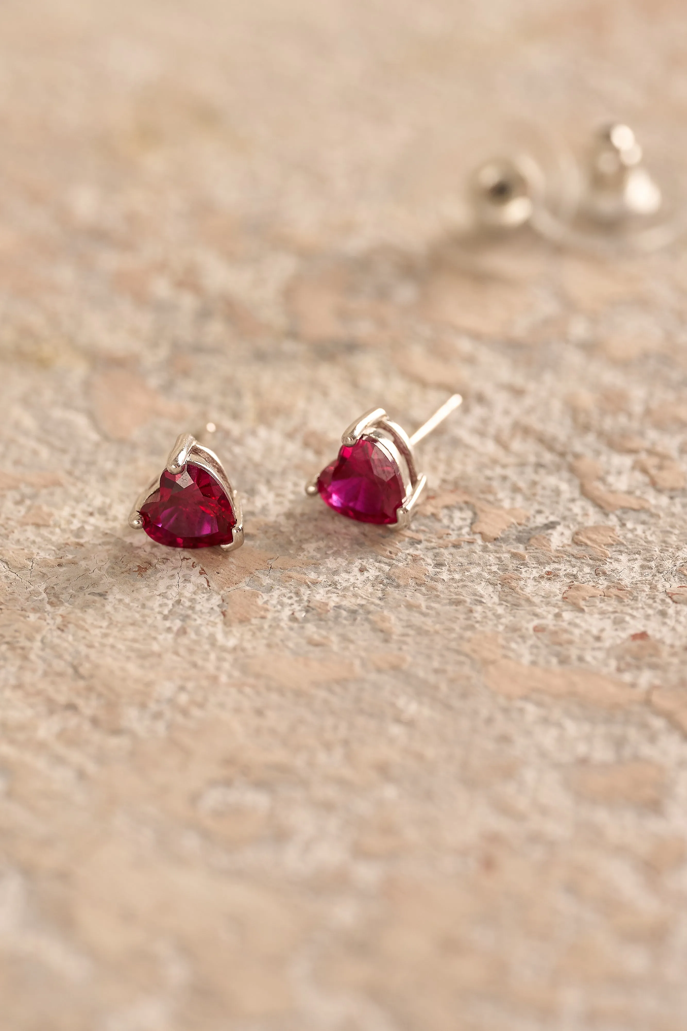January Birthstone Earrings - Garnet