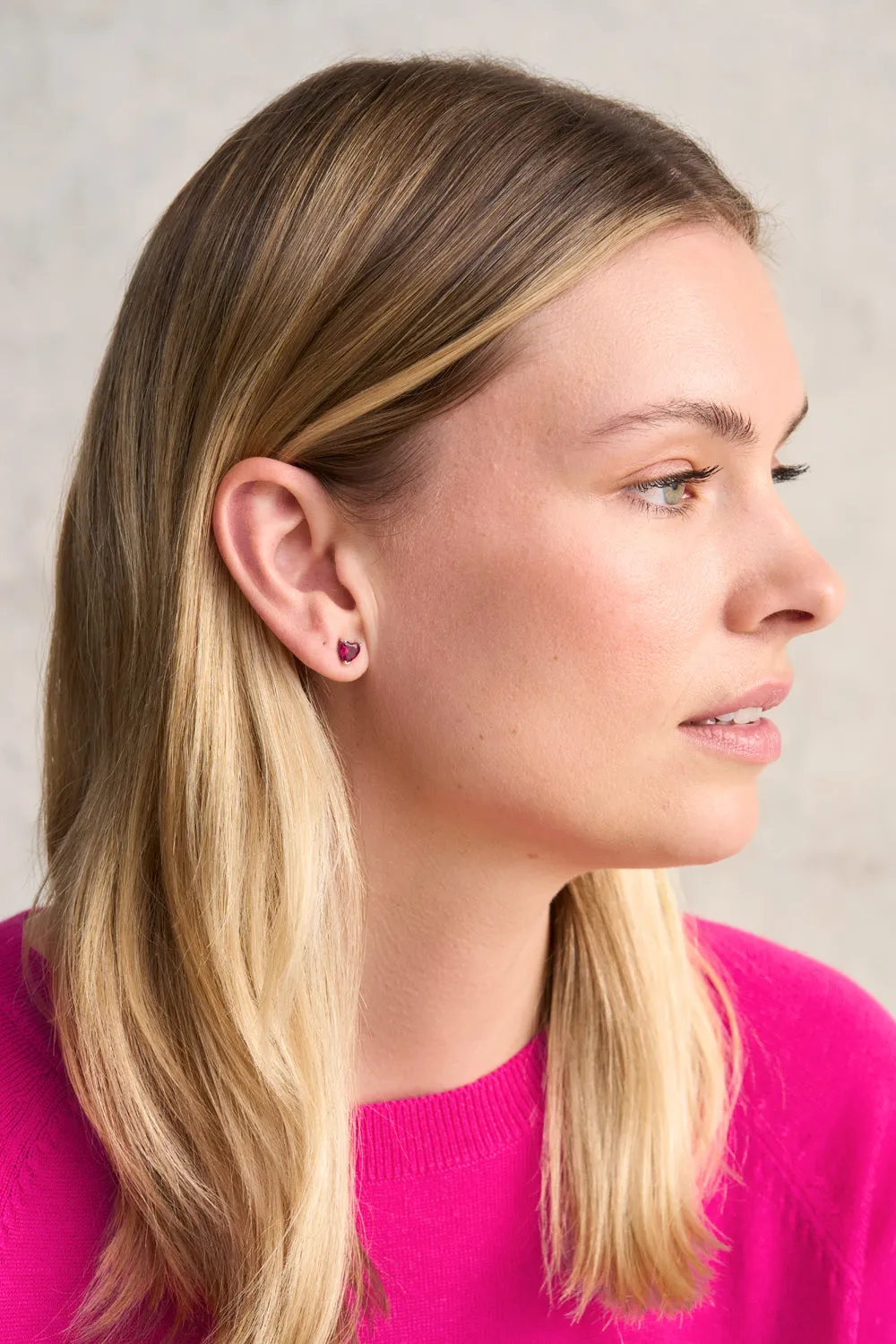 January Birthstone Earrings - Garnet