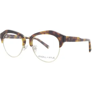 Kendall   Kylie Women's Eyeglasses - Dark Tortoise Geometric Frame | KKO108 OLIVIA 215