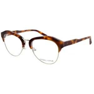 Kendall   Kylie Women's Eyeglasses - Dark Tortoise Geometric | KKO108G OLIVIA 215