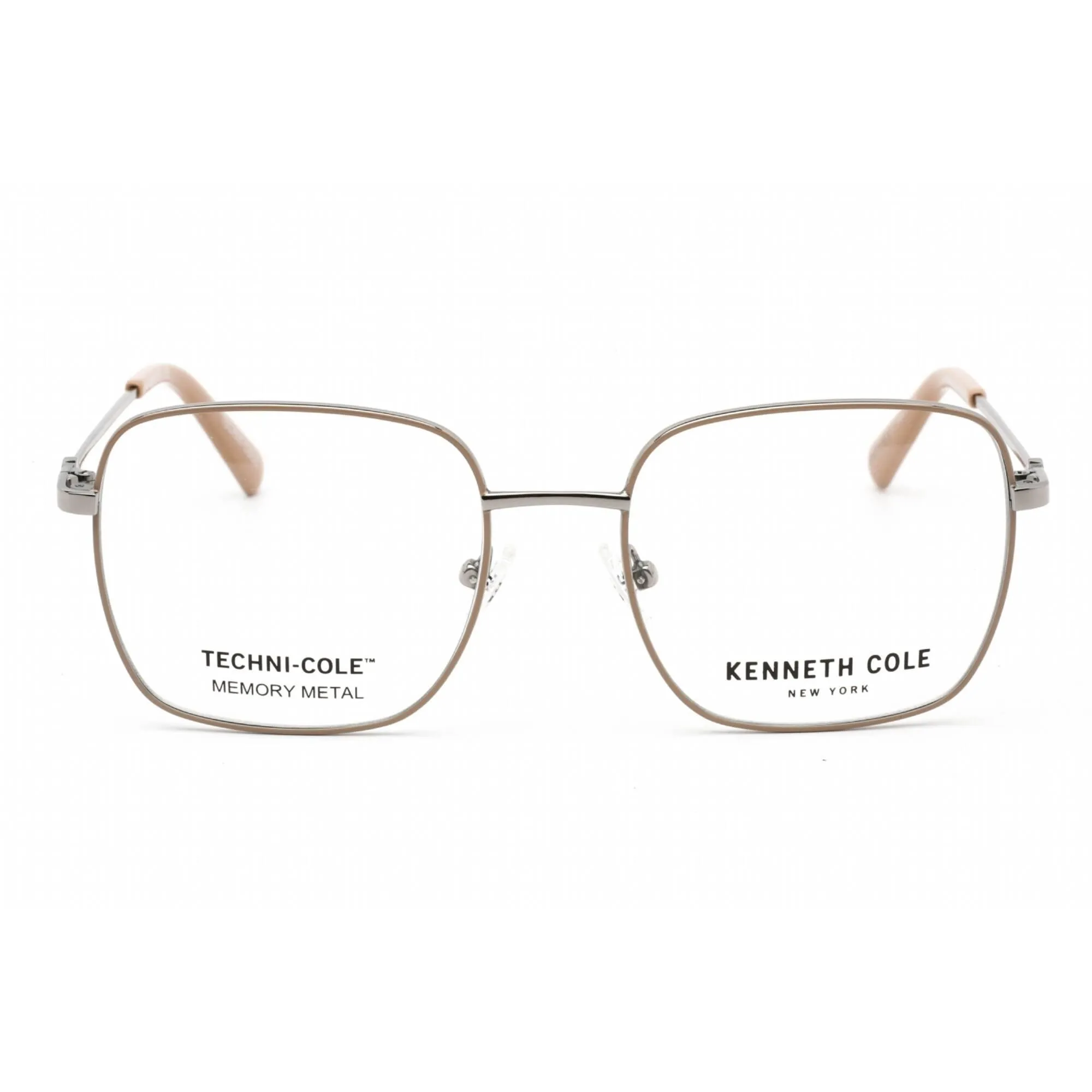 Kenneth Cole New York Women's Eyeglasses - Full Rim Shiny Pink Metal | KC0348 072
