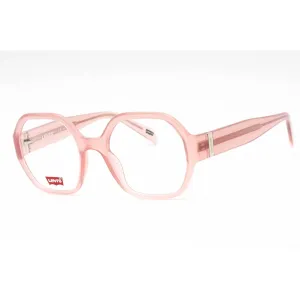 Levi's Women's Eyeglasses - Pink Plastic Full Rim Geometric Frame | LV 1046 035J 00