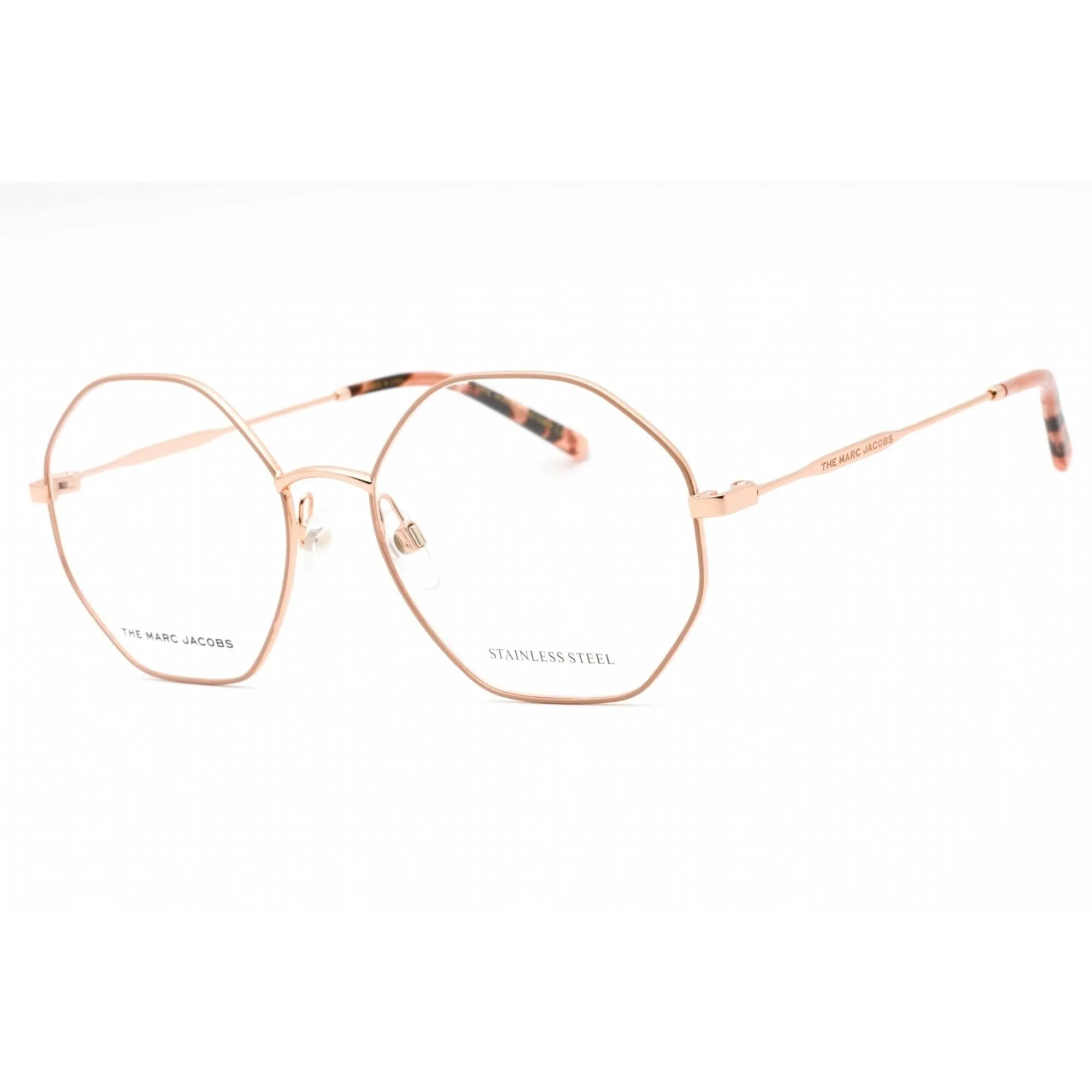 Marc Jacobs Women's Eyeglasses - Gold Nude Full Rim Geometric Frame | MARC 622 0BKU 00