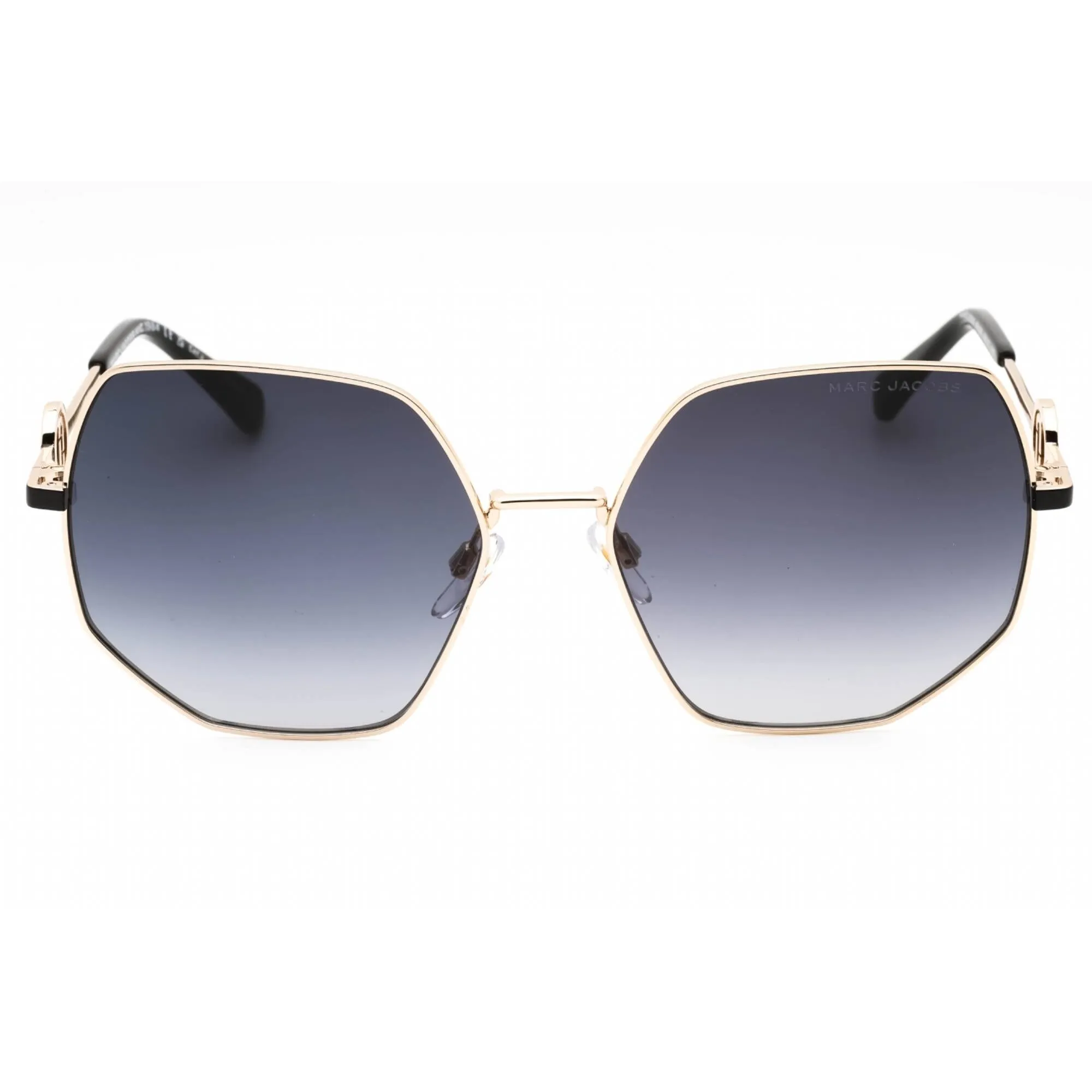 Marc Jacobs Women's Sunglasses - Gold Black Metal Geometric Frame | MARC 730/S 0RHL 9O