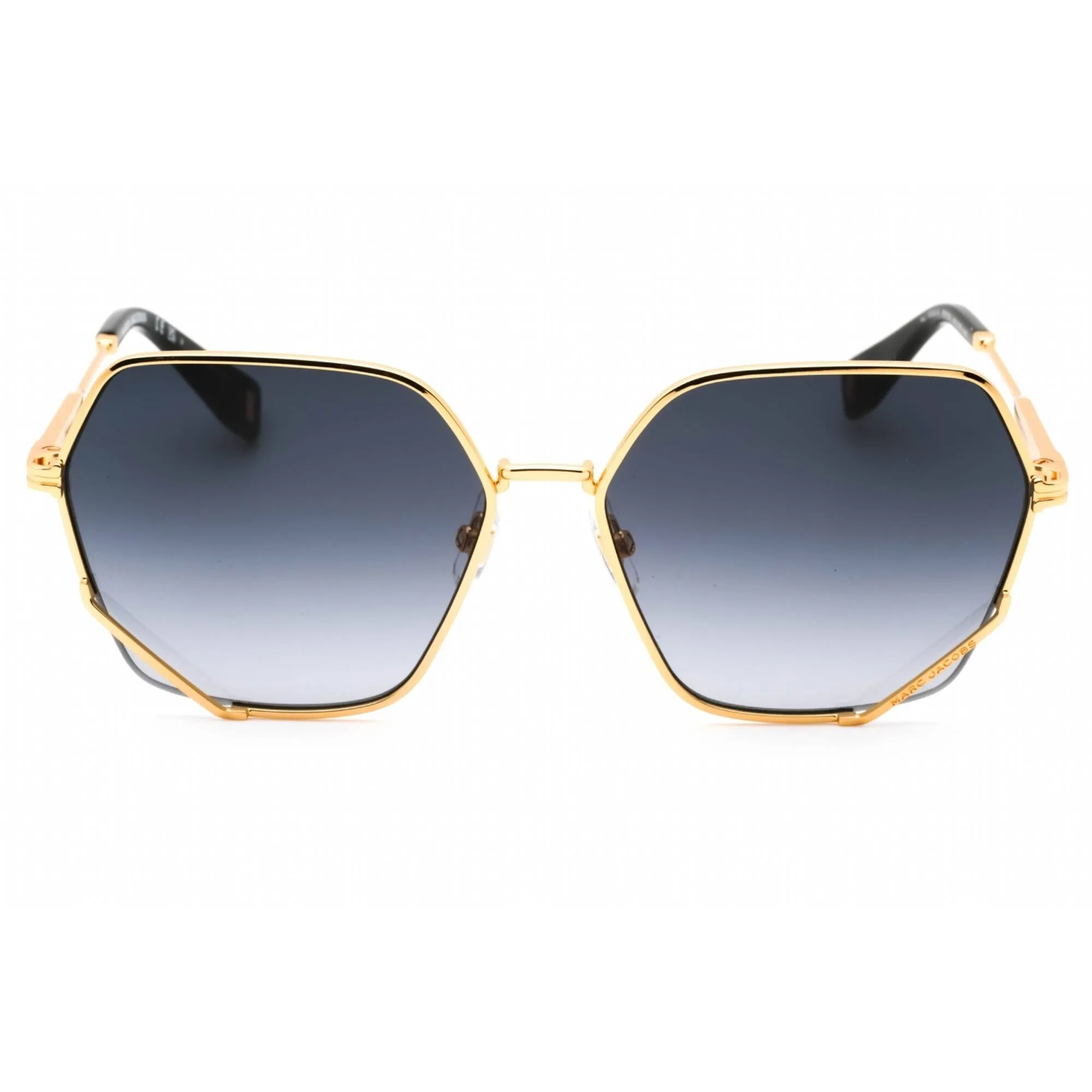Marc Jacobs Women's Sunglasses - Yellow Gold Metal Geometric Frame | MJ 1005/S 0001 9O