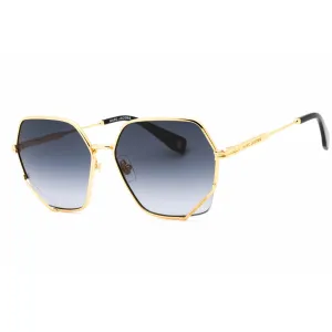 Marc Jacobs Women's Sunglasses - Yellow Gold Metal Geometric Frame | MJ 1005/S 0001 9O