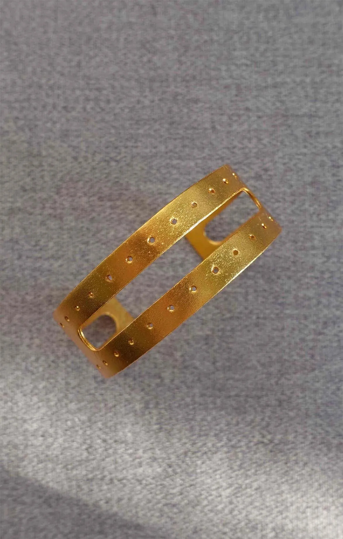 Matte Gold Bangle Bracelet