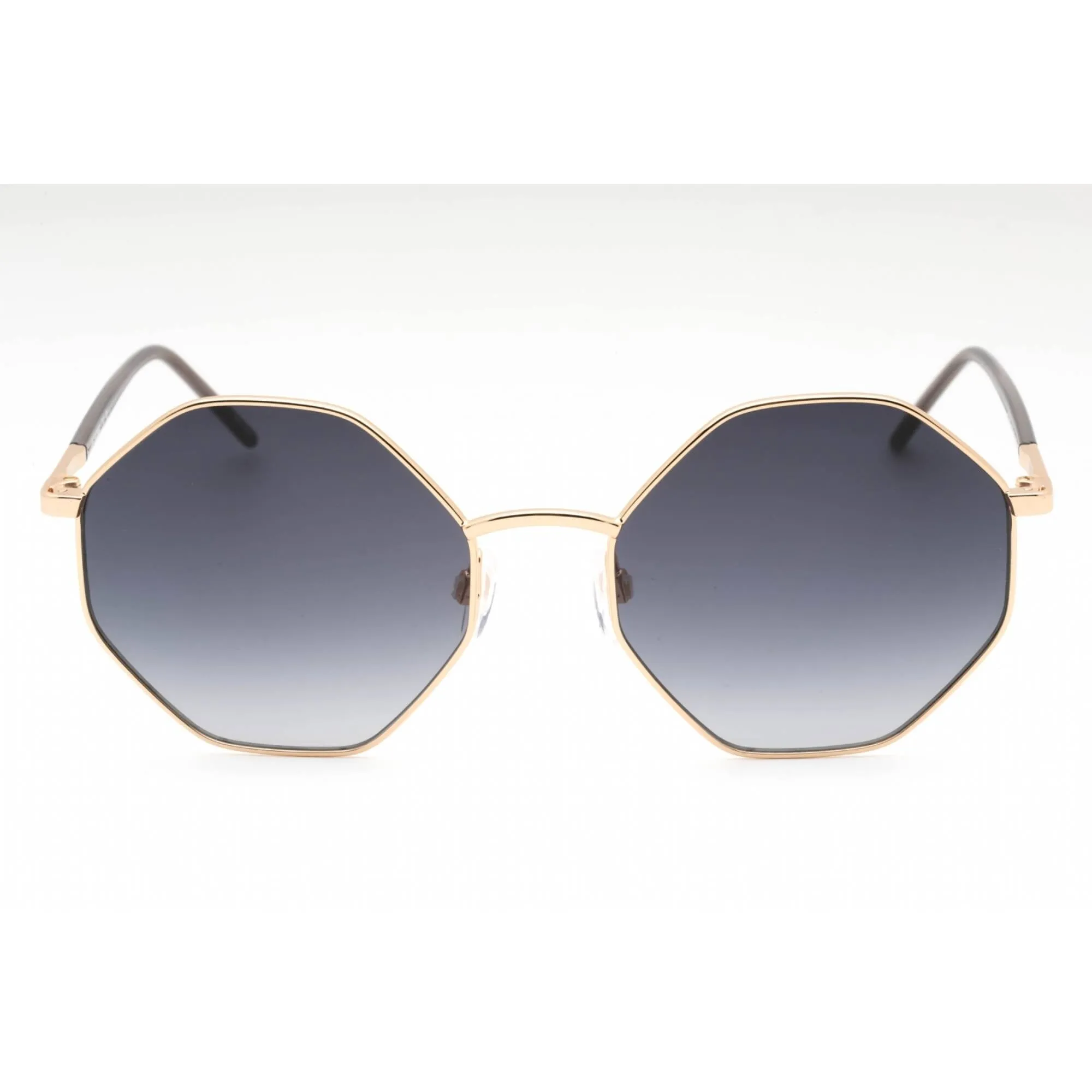 Moschino Love Women's Sunglasses - Rose Gold Geometric Metal Frame | MOL029/S 0000 9O