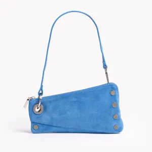 Nash Pochette | Hydrangea Suede/Silver