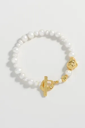 Pearl T-Bar Bracelet