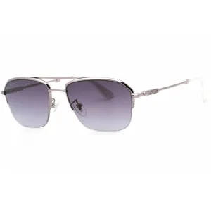 Police Men's Sunglasses - Total Shiny Ruthenium Aviator Full Rim Frame | SPLL18M 0509