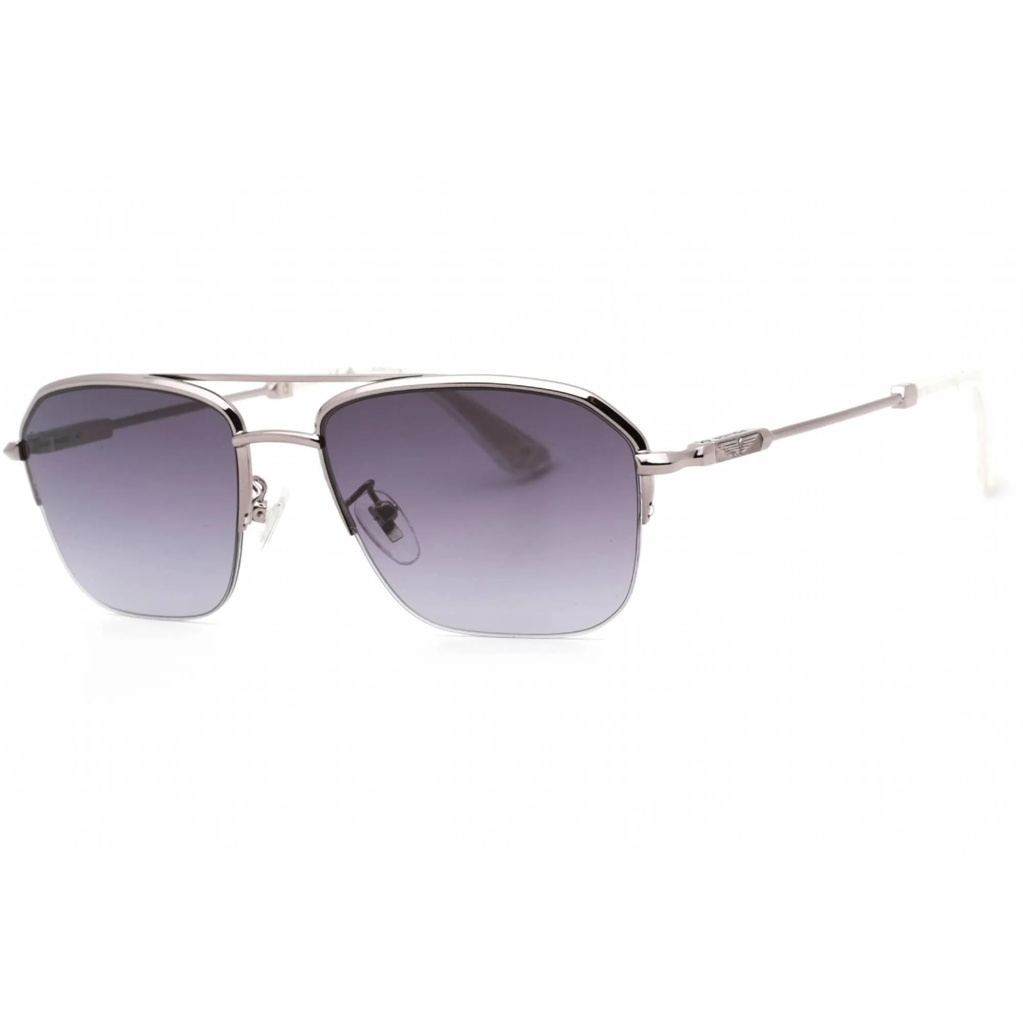 Police Men's Sunglasses - Total Shiny Ruthenium Aviator Full Rim Frame | SPLL18M 0509
