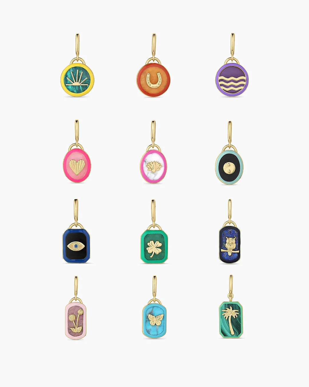 Power Gemstone Wisdom Parker Charm