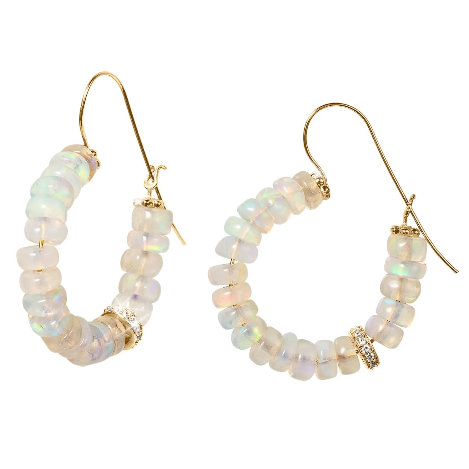Ritz Opal Hoop Earrings