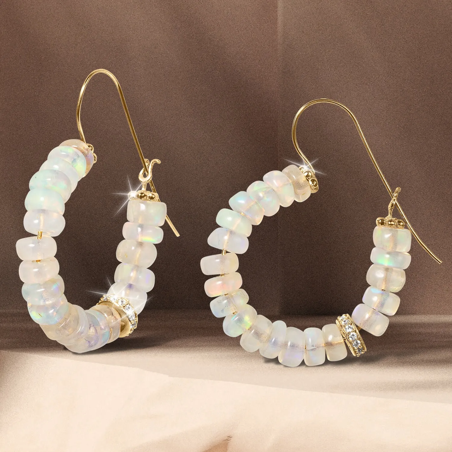 Ritz Opal Hoop Earrings
