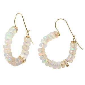 Ritz Opal Hoop Earrings