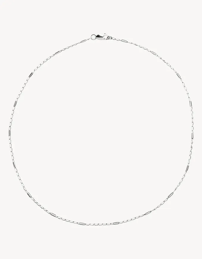 Rod & Link Gold Necklace 45cm