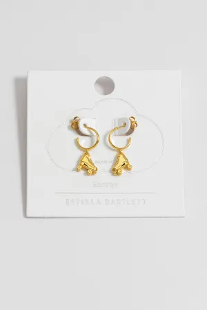 Rollerskate Hoop Earrings
