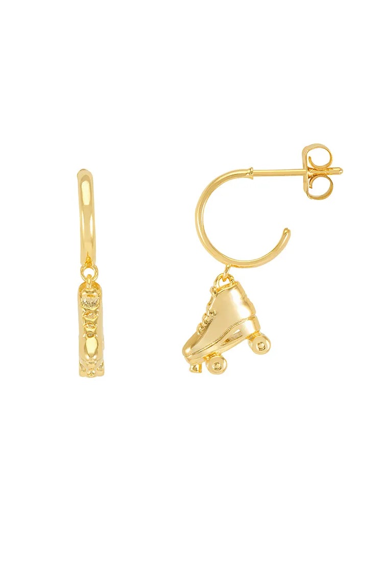 Rollerskate Hoop Earrings