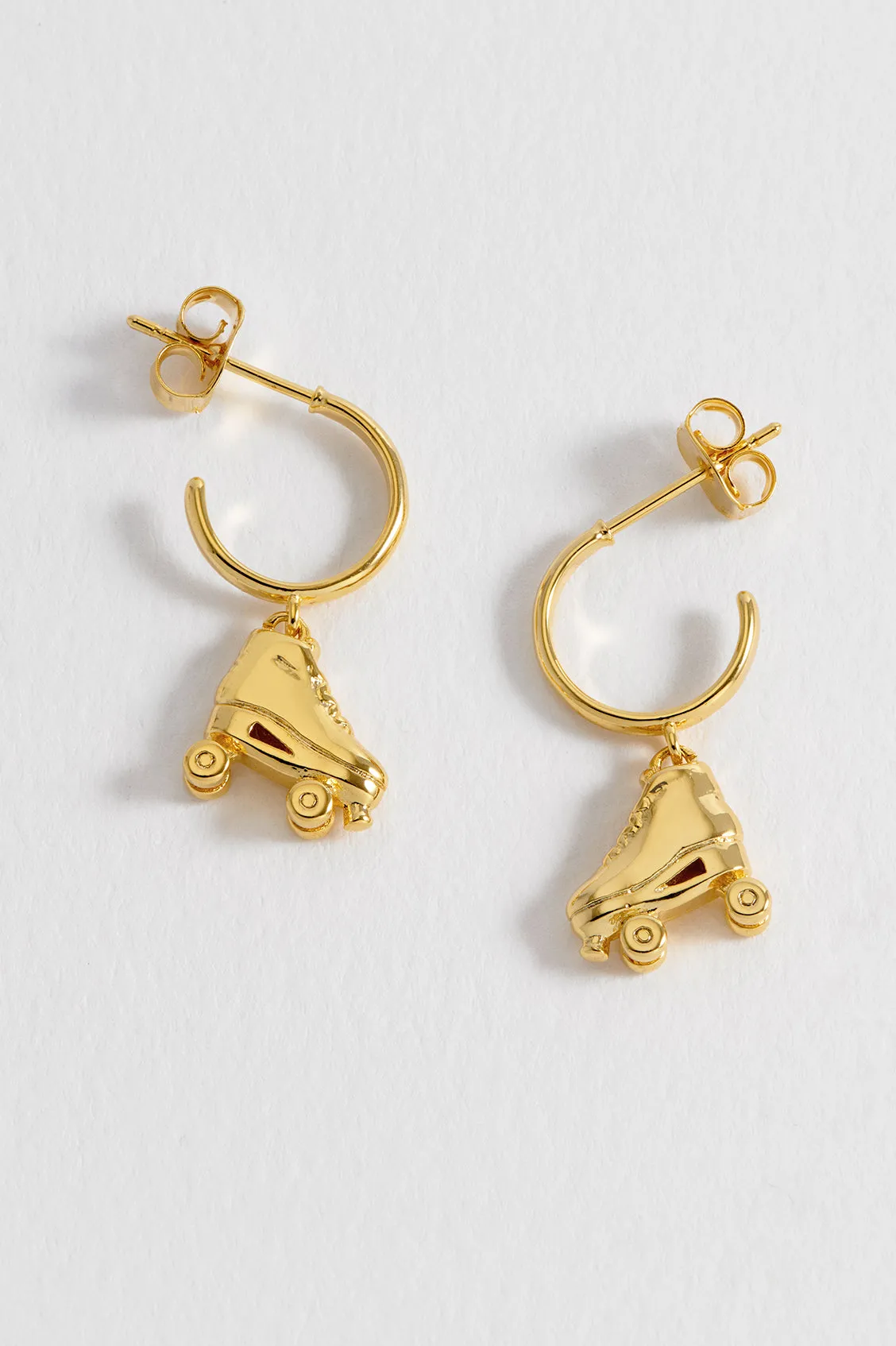 Rollerskate Hoop Earrings
