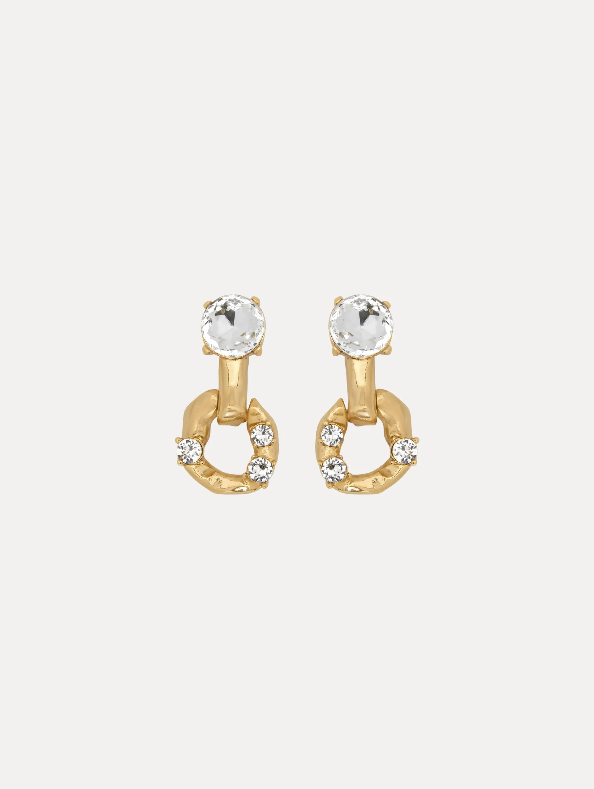 Scramble Chain-Link Earrings