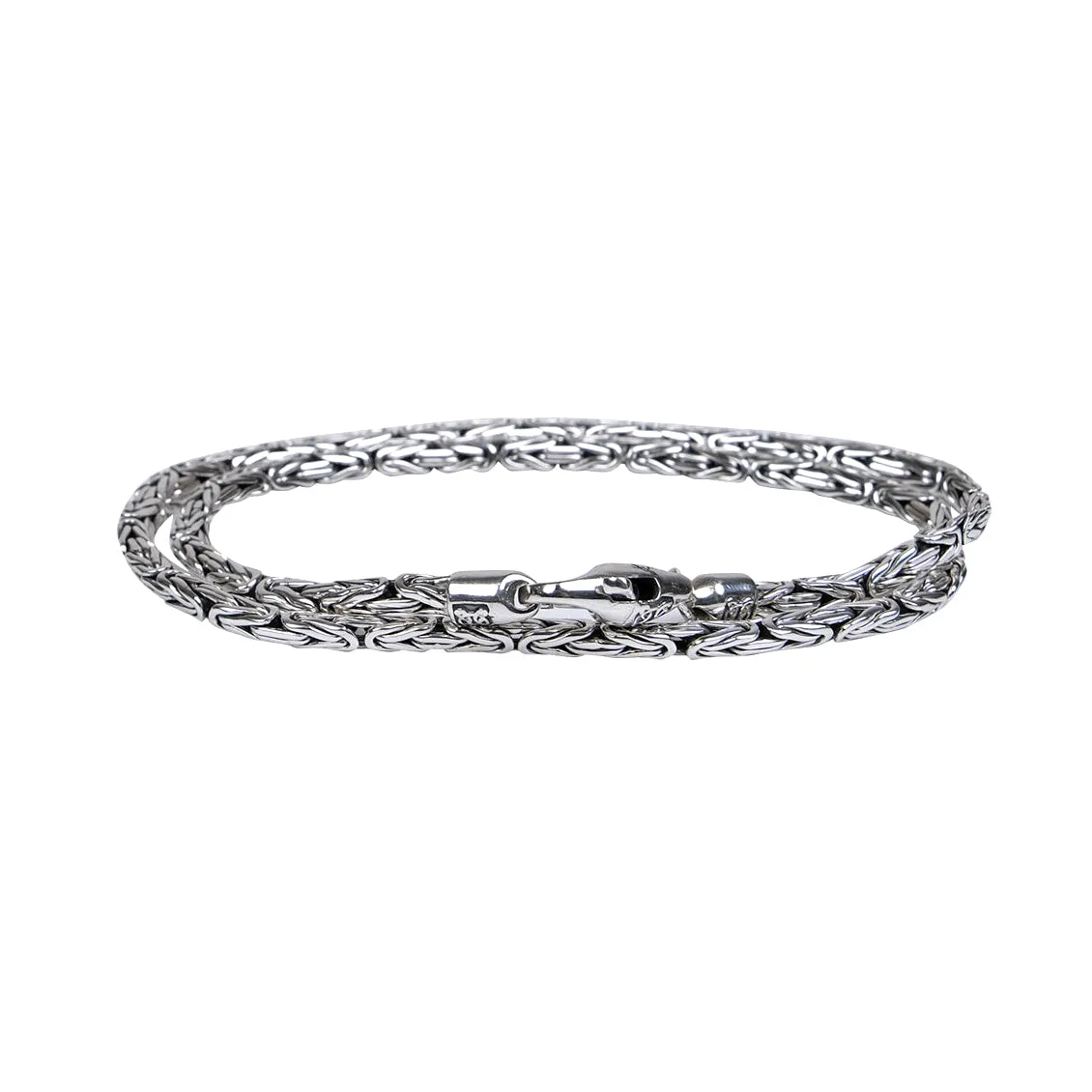 Silver Heavy Byzantine Link Chain