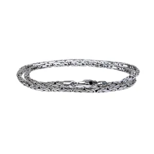 Silver Heavy Byzantine Link Chain