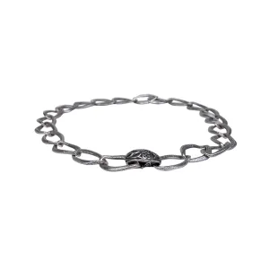 Silver Lozenge Link Chain
