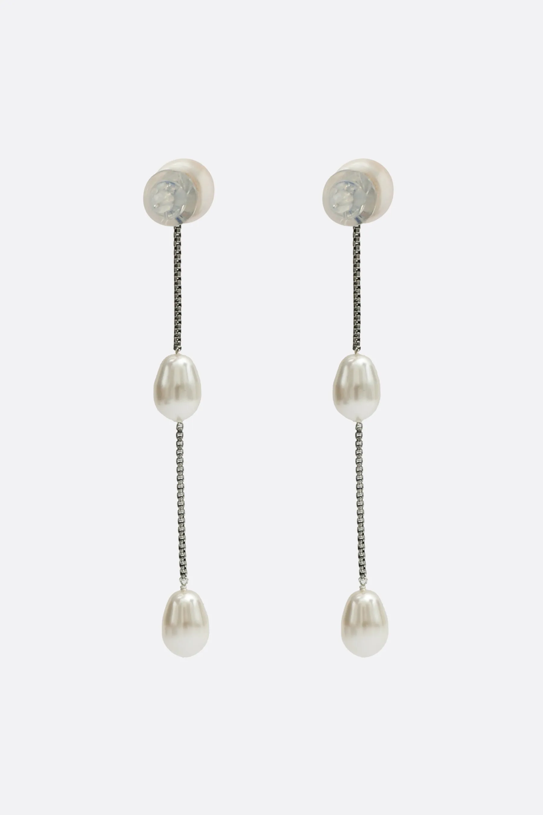 small pearl drop earrings