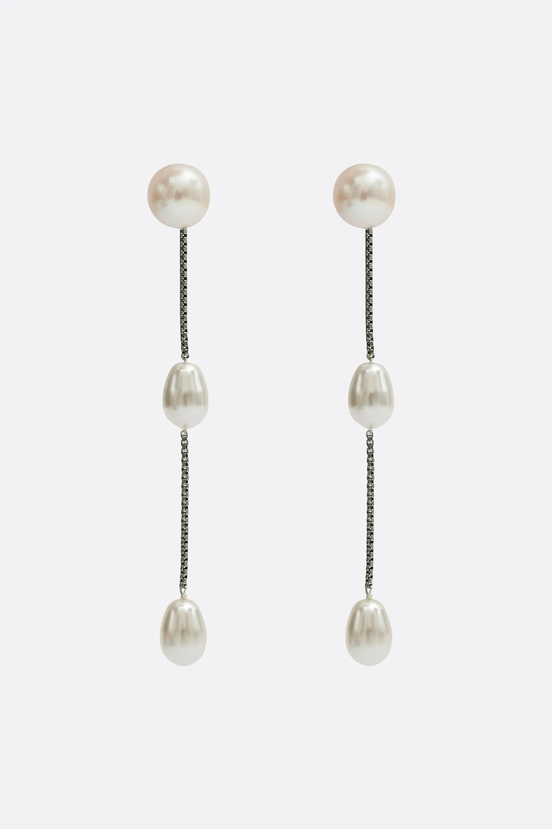 small pearl drop earrings
