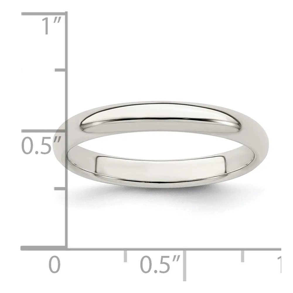 Sterling Silver Stackable Expressions 3mm Half-Round Band | QWH030