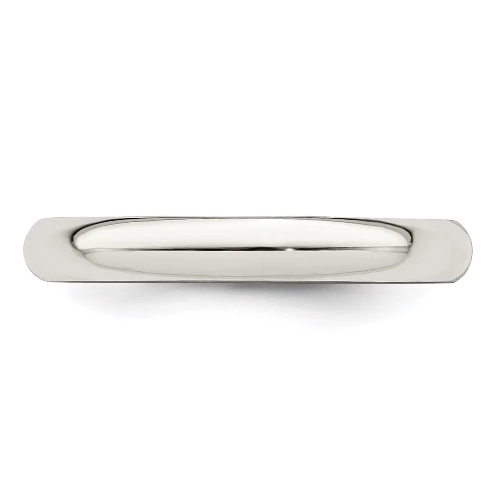 Sterling Silver Stackable Expressions 3mm Half-Round Band | QWH030